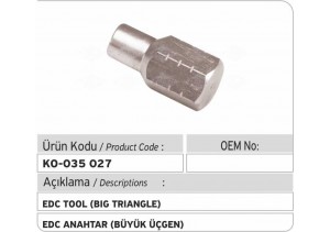 EDC Büyük Üçgen Anahtar